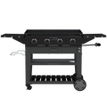 Char-Broil Charbroil® 36" Performance Series™ Propane Gas Griddle with Cart 4 Burner Flat Top Grill, Black 463259124