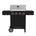 Char-Broil Performance Series™ 4-Burner Gas Grill with Sear Burners (Cart, Black/Stainless Steel)