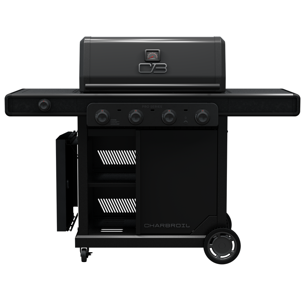 Char-Broil Pro Series™ 4-Burner Gas Grill and Griddle with Side Burner