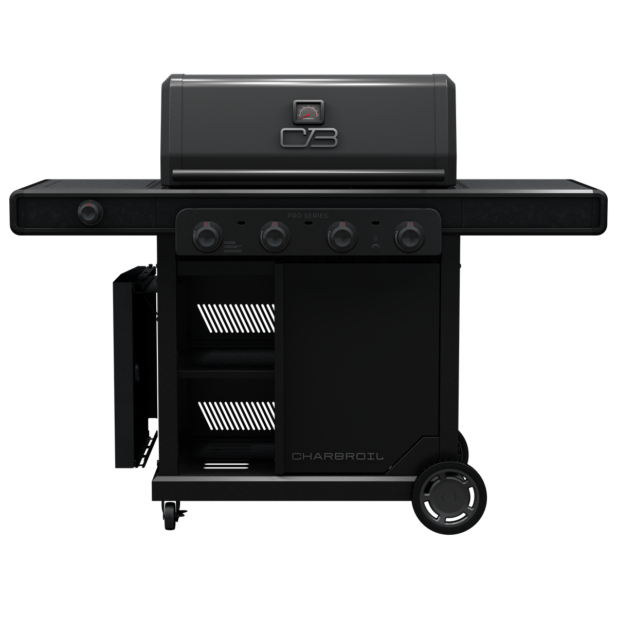 Char-Broil Pro Series™ 4-Burner Gas Grill and Griddle with Side Burner