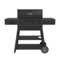 Char-Broil Performance Series™ 4-Burner Gas Grill with FlavorMax™ and Side Burner (Cart, Black/Gray)