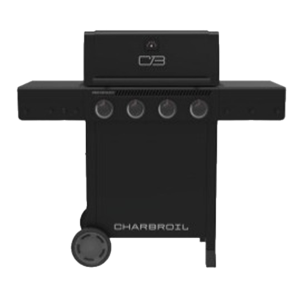 Char-Broil Performance Series™ 4 Burner Gas Grill Cart Black