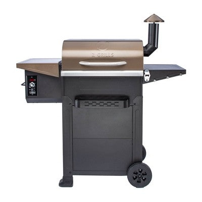 Z GRILLS Flame Expert ZPG-6002B 572 sq. in. Wood Pellet Grill & Smoker — Bronze