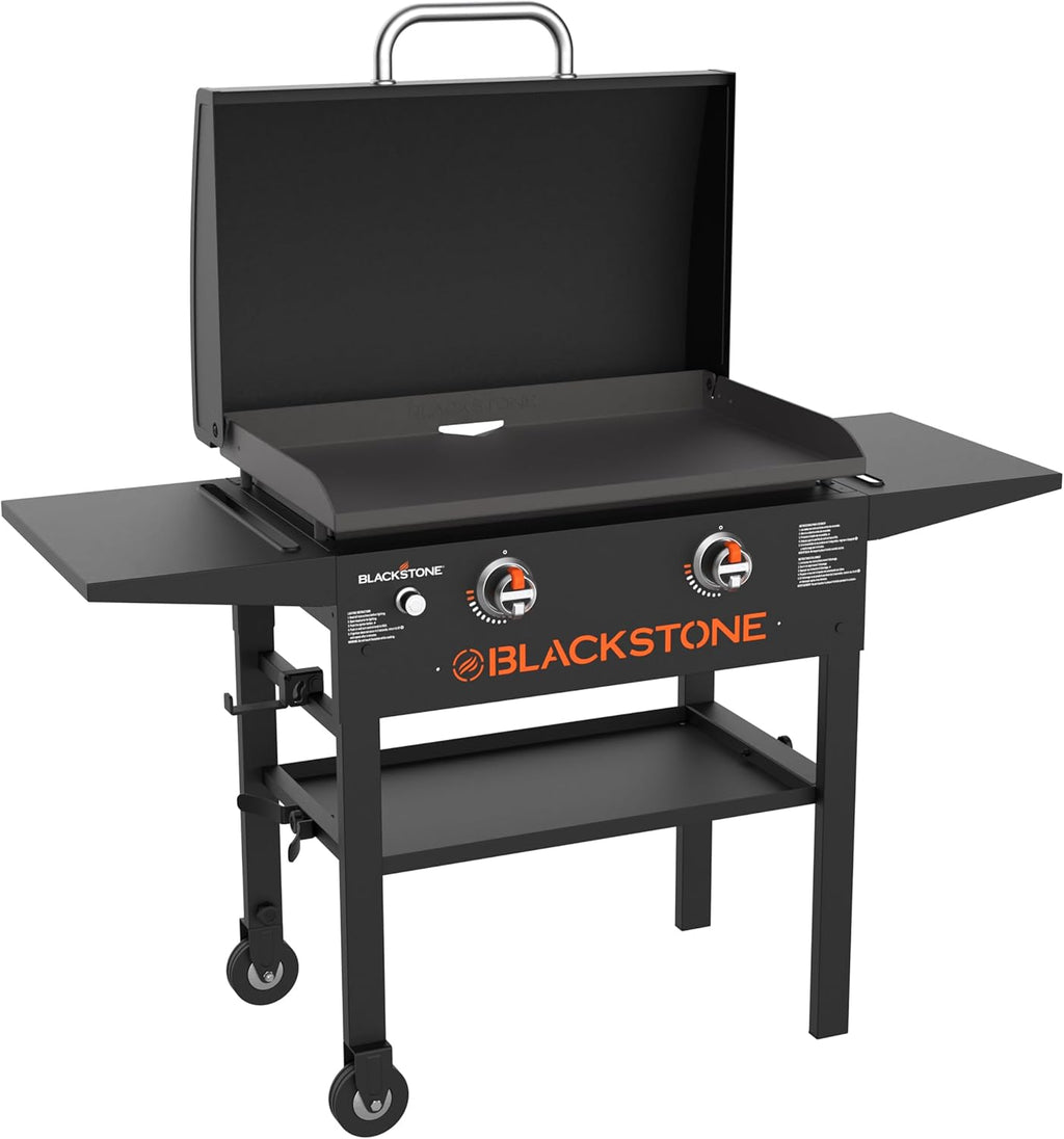 Blackstone 1883 Original 28-inch Omnivore Griddle with Hood — Black
