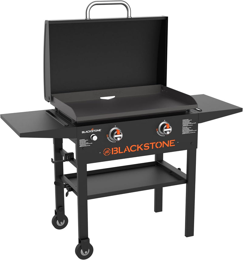 Blackstone 1883 Original 28-inch Omnivore Griddle with Hood — Black