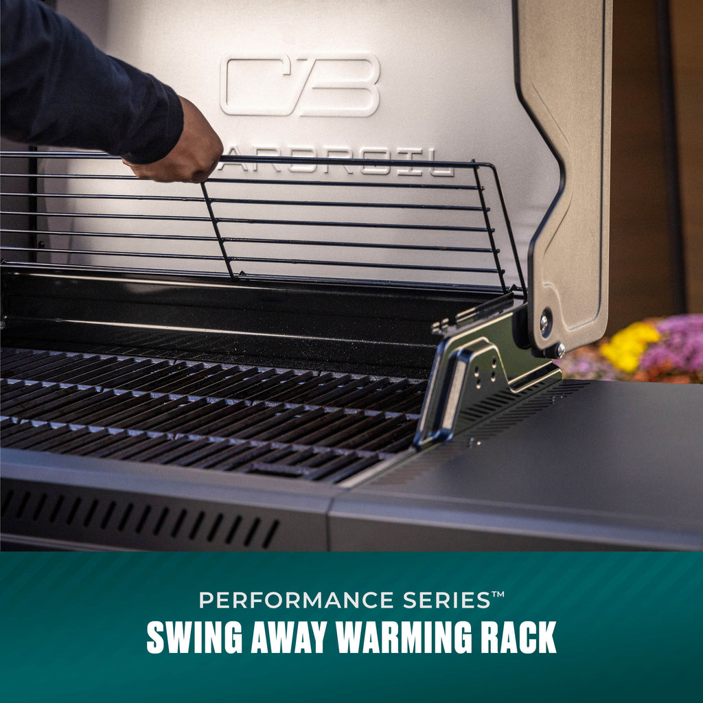 Char-Broil Performance Series™ FlavorMax™ 4 Burner Cart Gas Grill with Side Burner Blackout product view 7