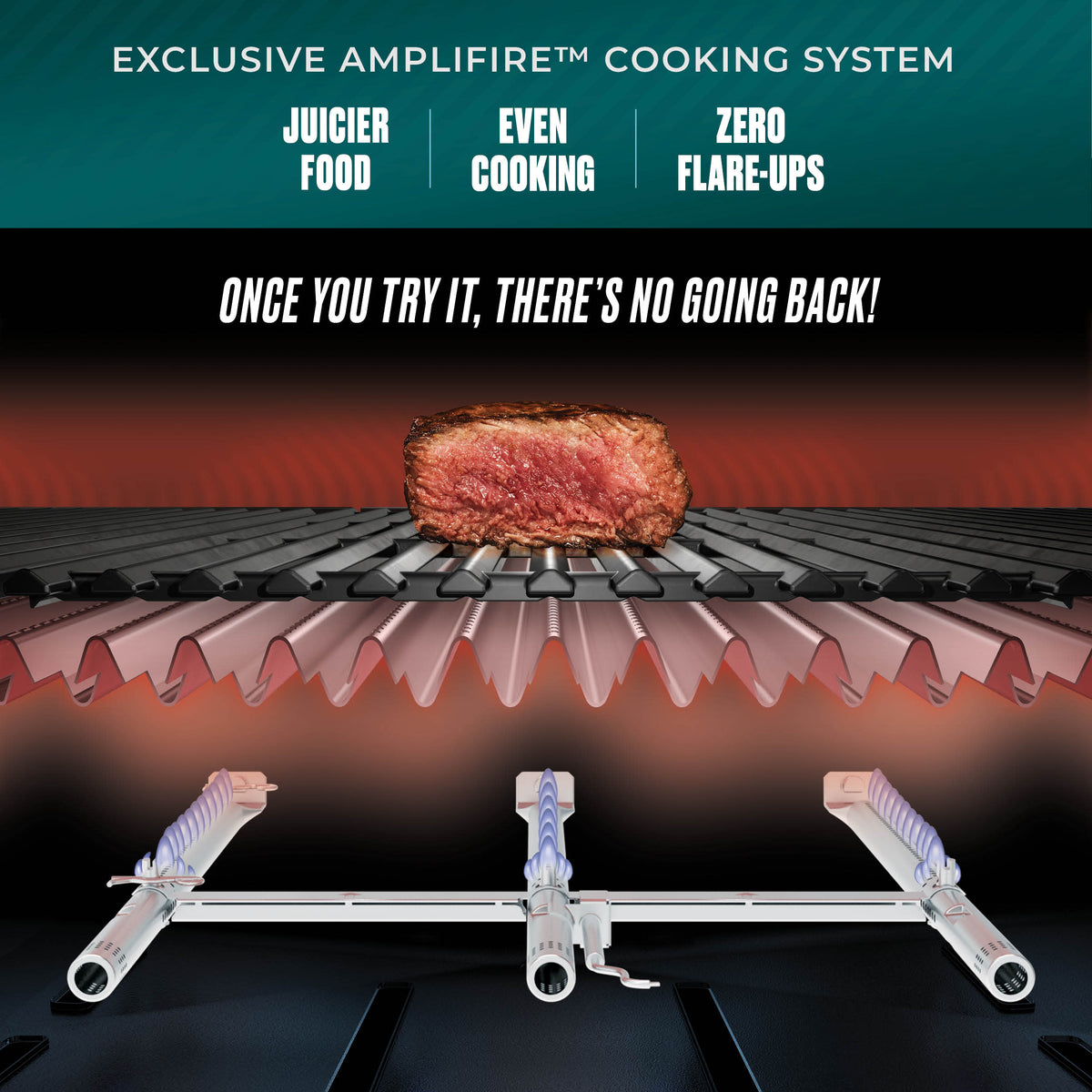 Char-Broil Pro Series™ 2 Burner Gas Grill & Griddle product view 4