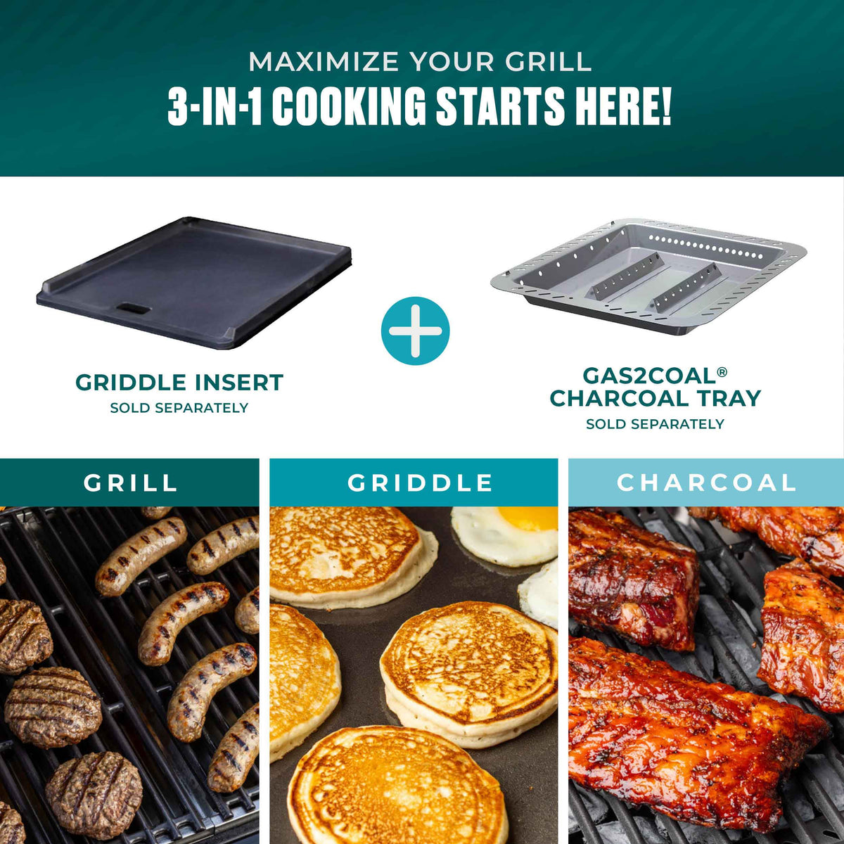 Char-Broil Performance Series™ 4-Burner Gas Grill with FlavorMax™ and Side Burner (Cabinet, Gray & Black) product view 2