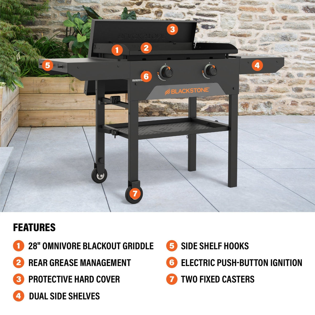 Blackstone Original 28” Griddle with Hard Cover product view 3
