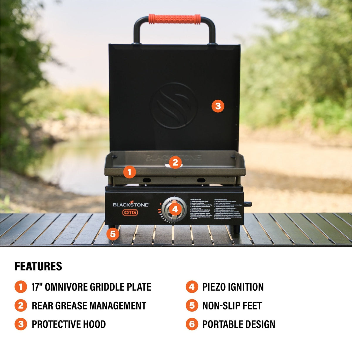 Blackstone 17" Tabletop Griddle with Hood product view 3