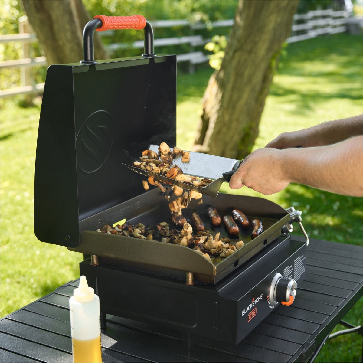 Blackstone 17" Tabletop Griddle with Hood product view 4