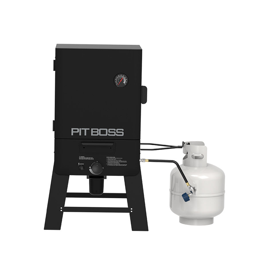 Pit Boss 30" Gas Vertical Smoker with Built-In Thermometer
