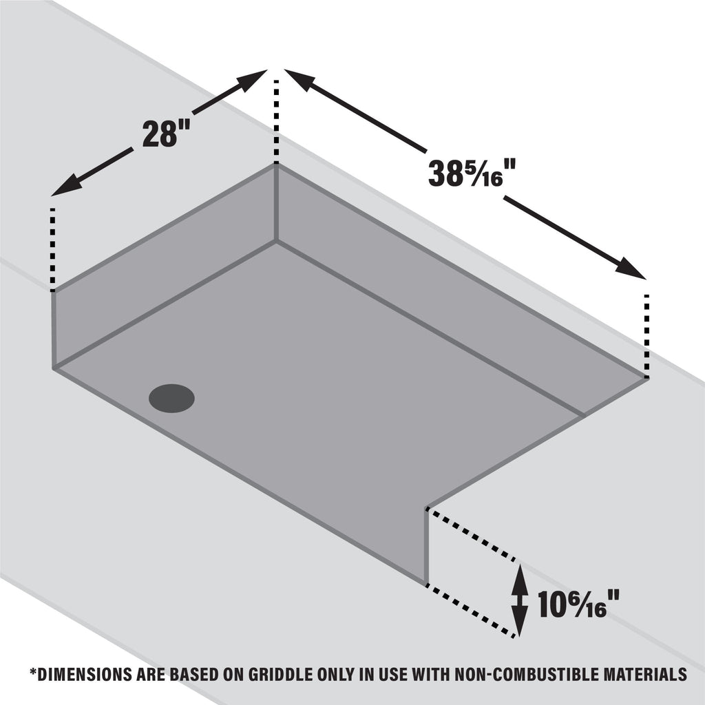 Blackstone 36" Drop-in Griddle with Hood (Propane) product view 7