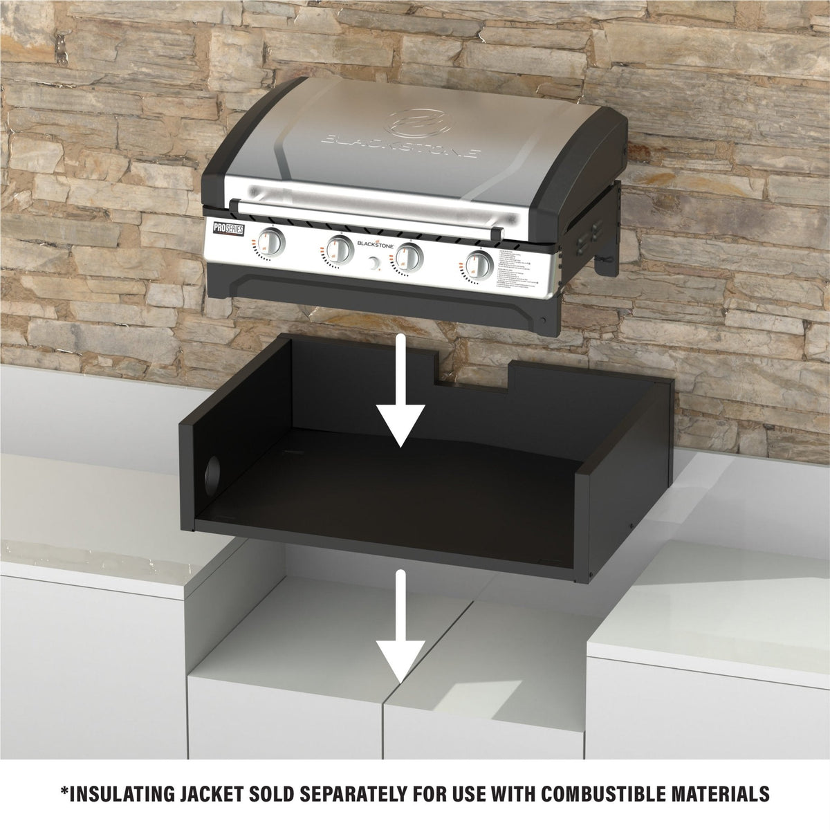 Blackstone 36" Drop-in Griddle with Hood (Propane) product view 8