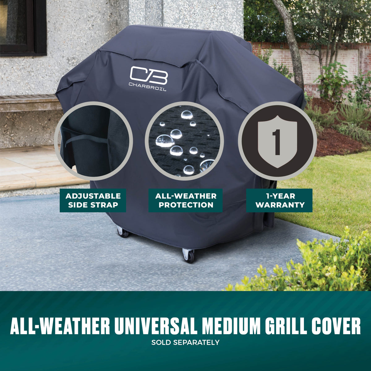 Char-Broil Performance Series™ 4-Burner Gas Grill with FlavorMax™ (Cart, Gray) product view 10