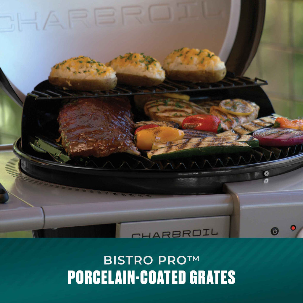 Char-Broil Bistro Pro™ Electric Grill + Charcoal Mode Black product view 5