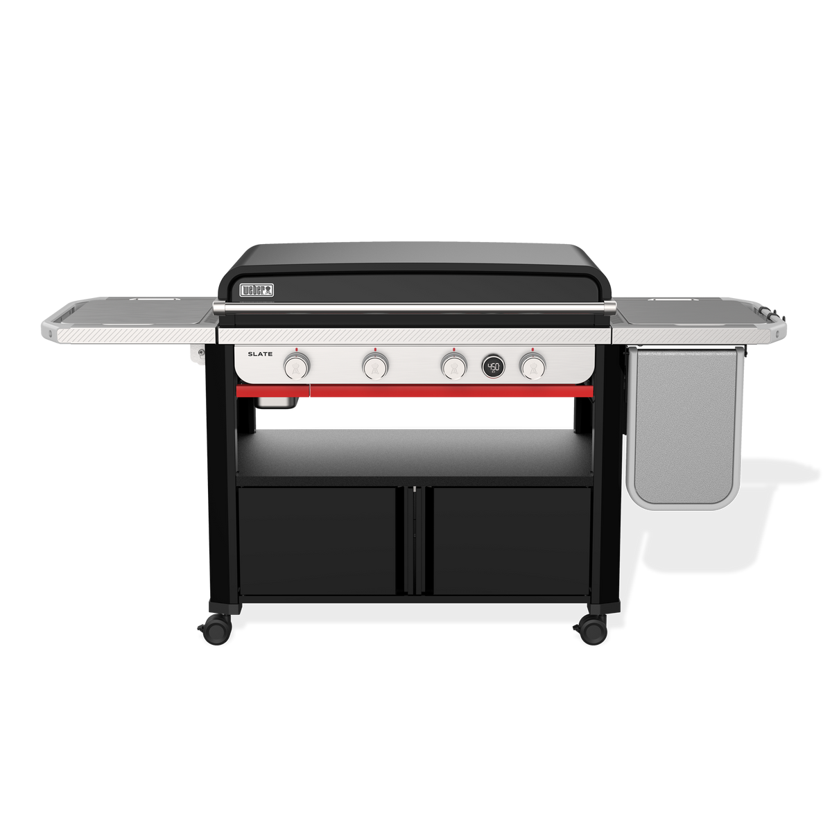 Weber Slate® 36" Rust-Resistant Griddle with Flip-Up Side Table (Liquid Propane)