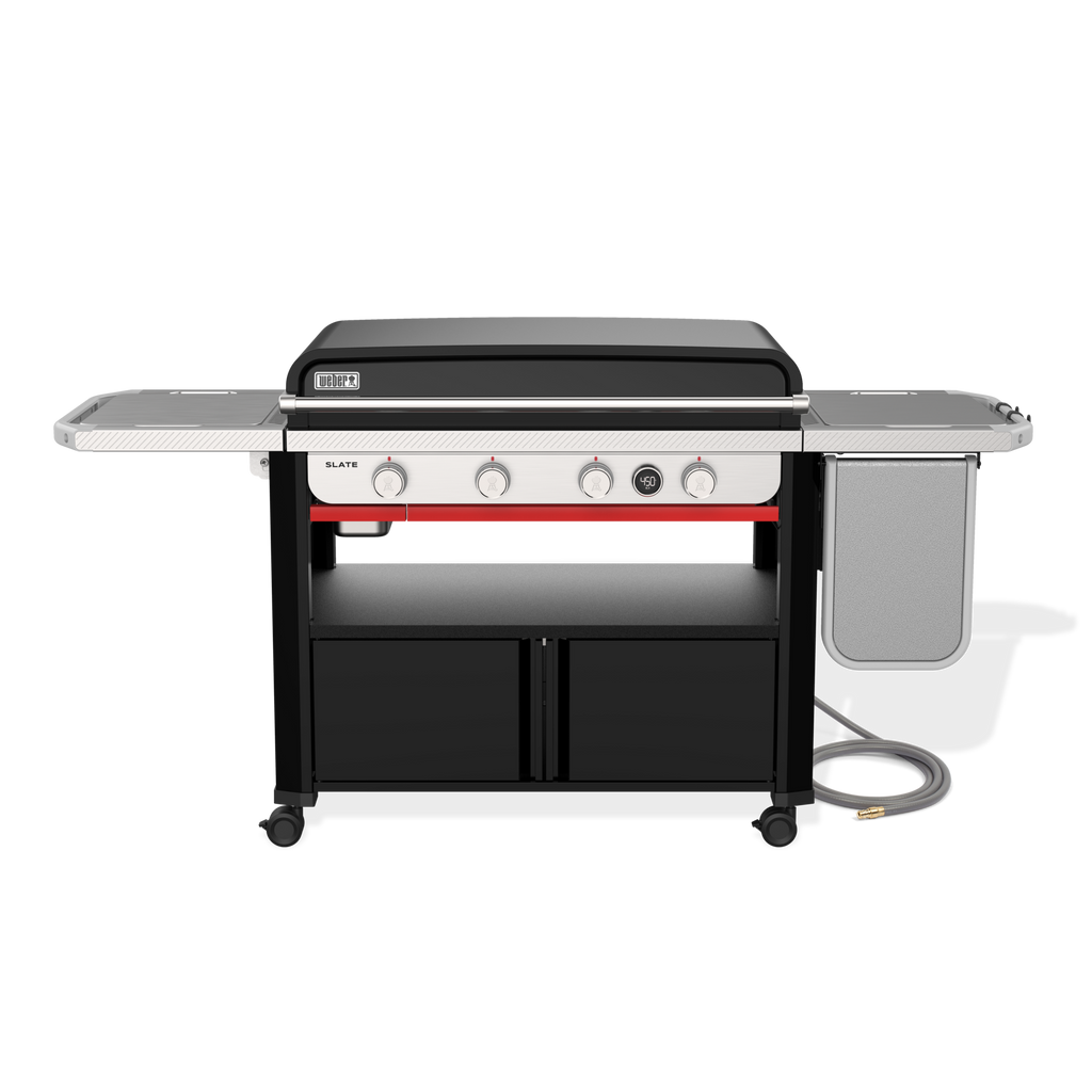 Weber Slate® 36" Rust-Resistant Griddle with Flip-Up Side Table (Natural Gas)