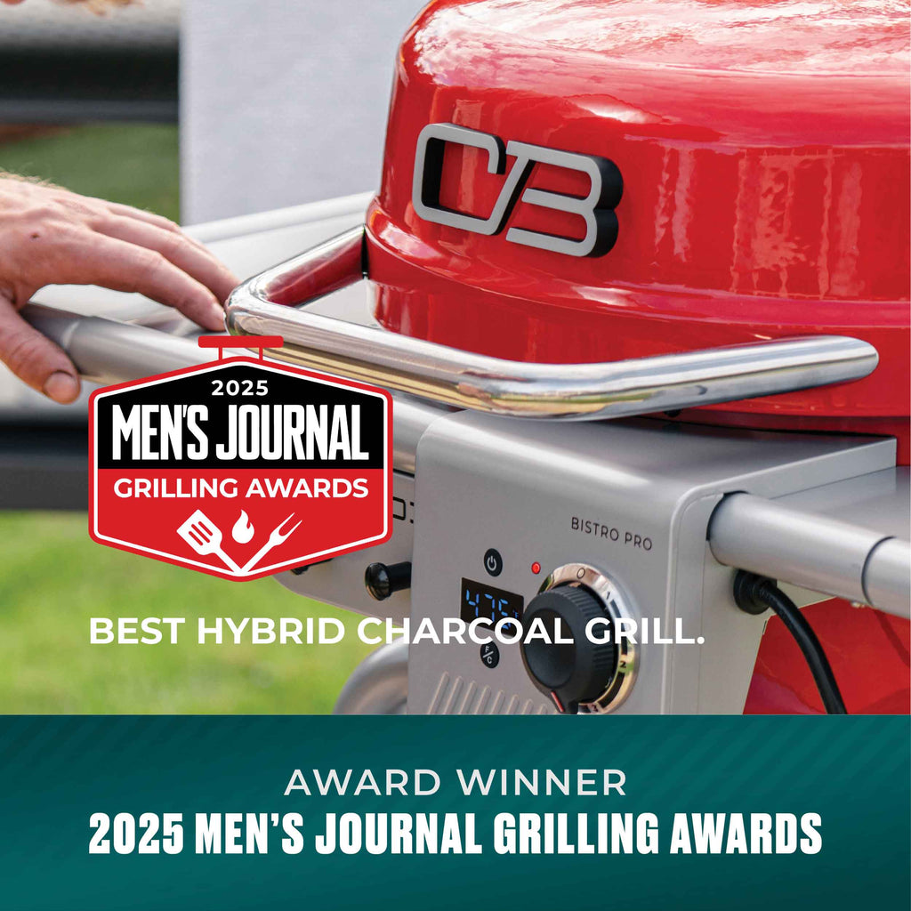 Char-Broil Bistro Pro™ Electric Grill & Griddle + Charcoal Mode Red product view 5