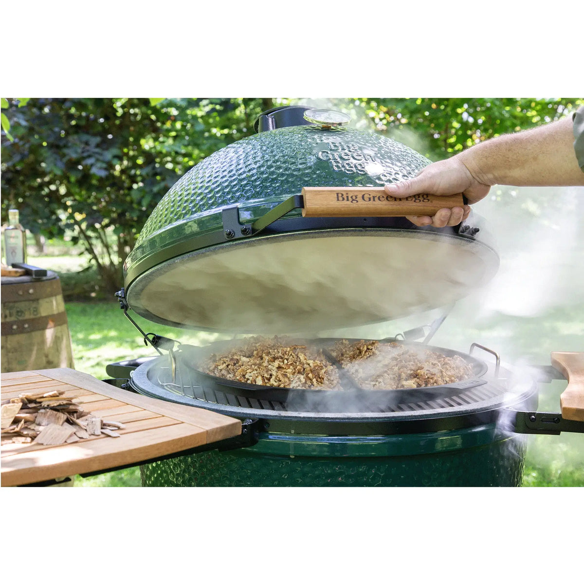 Big Green Egg XL Big Green Egg in an intEGGrated Nest+Handler with Mates Package product view 3