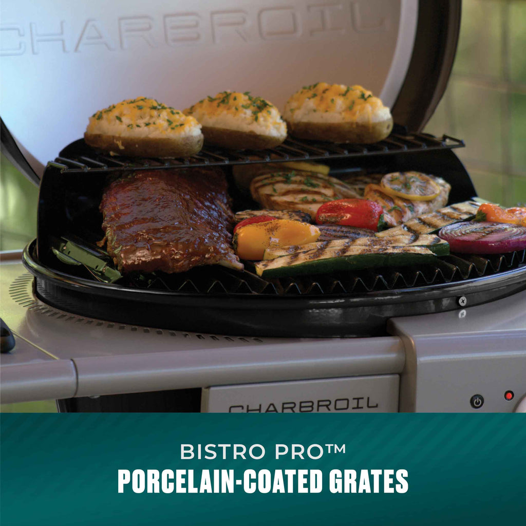 Char-Broil Bistro Pro™ Electric Grill & Griddle + Charcoal Mode Black product view 6