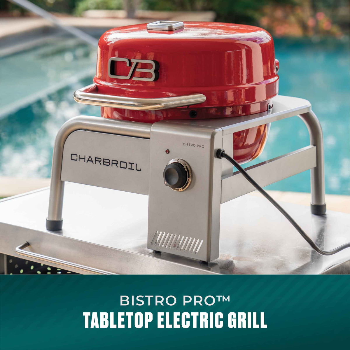 Char-Broil Bistro Pro™ Tabletop Electric Grill Red product view 1