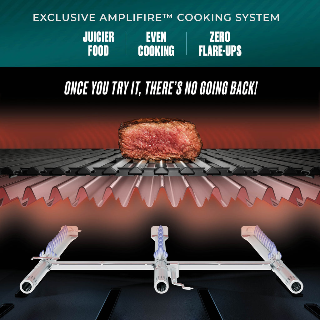Char-Broil Commercial Series™ 4 Burner Gas Grill & Griddle (Black) product view 4